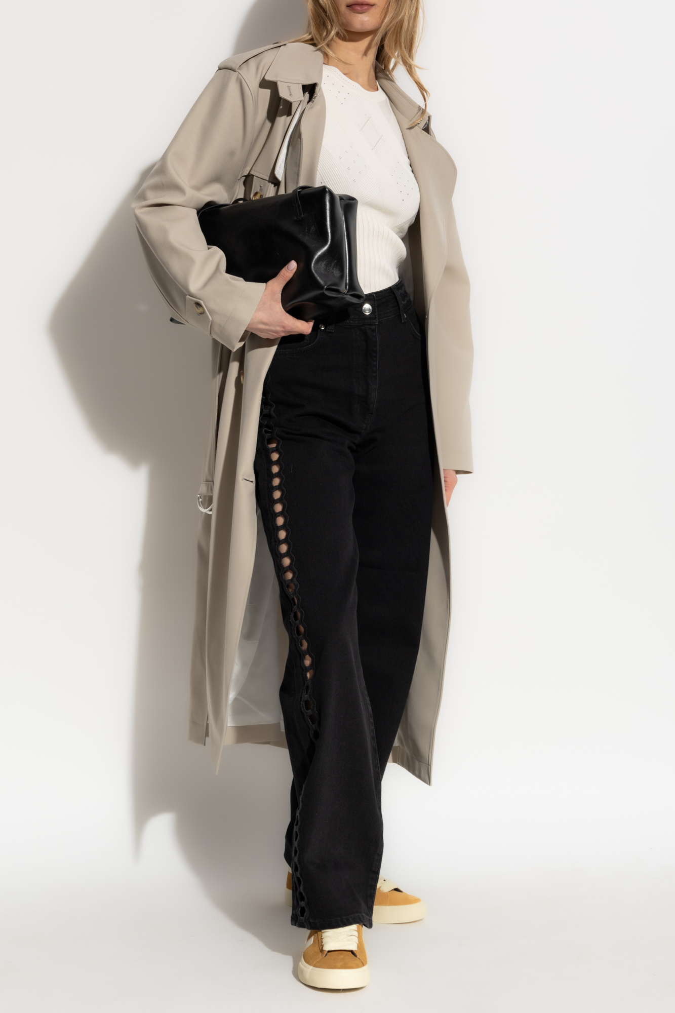 【送料&関税込】IRO Irasi Jeans In Black Cotton Black Jeans Irasi Iro - Vitkac AS